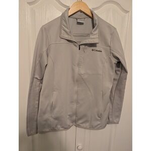 Columbia Women's Lightweight Full Zip Jacket, Gray, Size XL